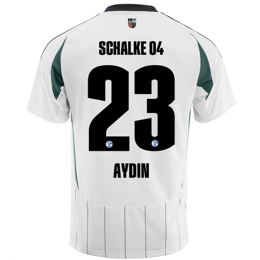 Danxen Kvinnor Mehmet Aydın #23 Vit Grön Bortatröja Matchtröjor 2024/25 Tröjor T-Tröja