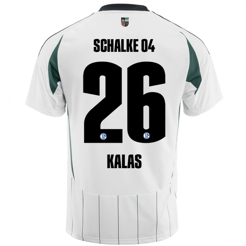 Danxen Kvinnor Tomas Kalas #26 Vit Grön Bortatröja Matchtröjor 2024/25 Tröjor T-Tröja