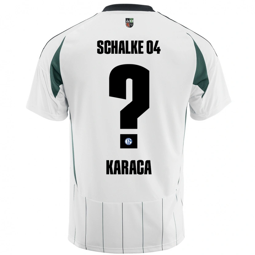 Danxen Kvinnor Berkay Karaca #0 Vit Grön Bortatröja Matchtröjor 2024/25 Tröjor T-Tröja