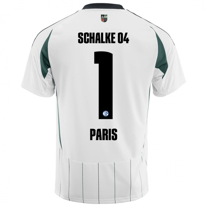 Danxen Kvinnor Julius Paris #1 Vit Grön Bortatröja Matchtröjor 2024/25 Tröjor T-Tröja