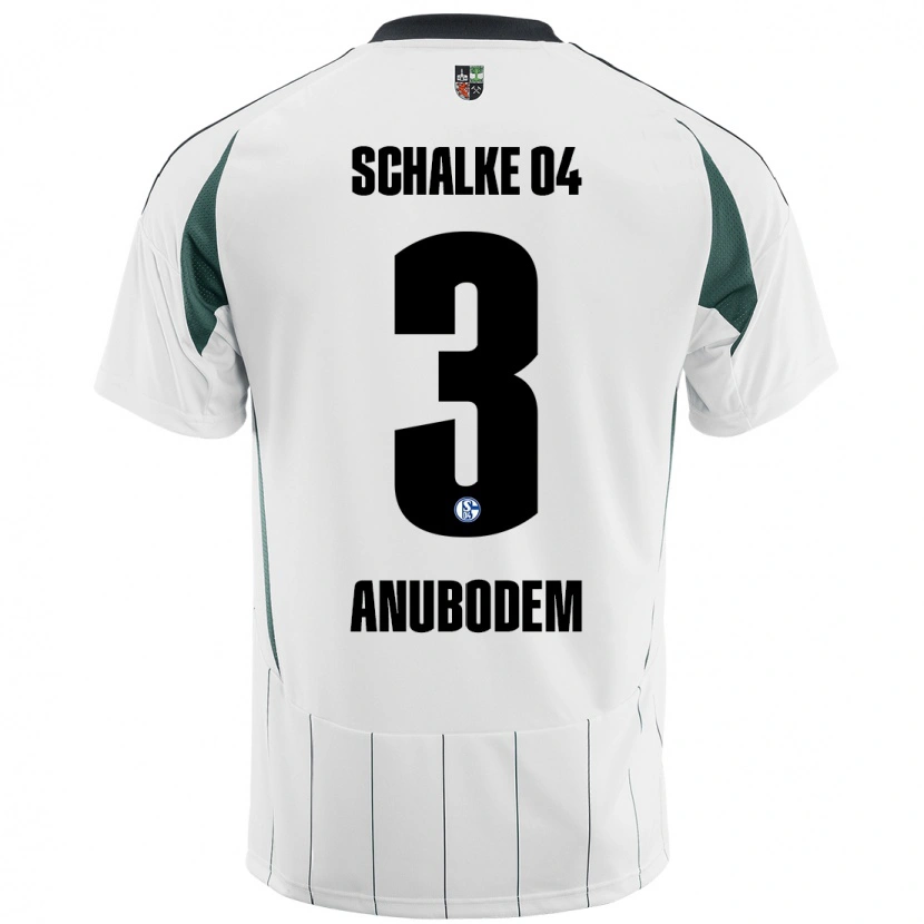 Danxen Kvinnor Ngufor Anubodem #3 Vit Grön Bortatröja Matchtröjor 2024/25 Tröjor T-Tröja