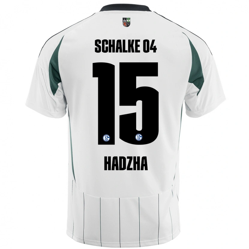 Danxen Kvinnor Nedzhib Hadzha #15 Vit Grön Bortatröja Matchtröjor 2024/25 Tröjor T-Tröja