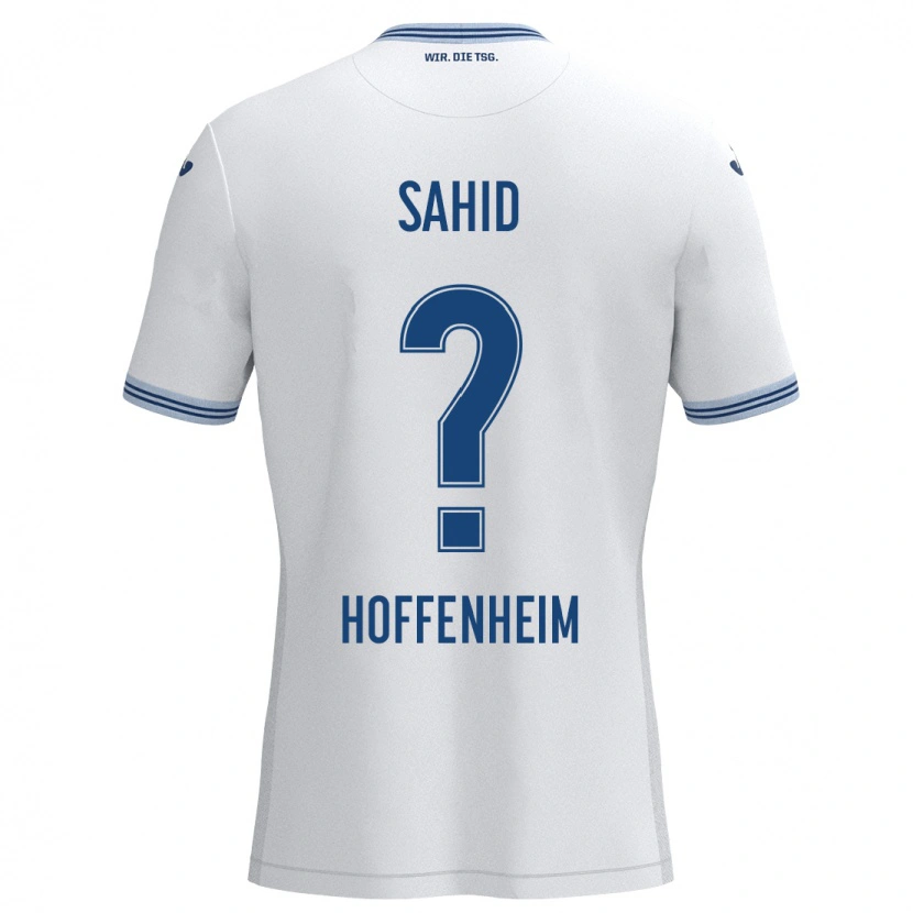 Danxen Kvinnor Mohamed Sahid #0 Vit Blå Bortatröja Matchtröjor 2024/25 Tröjor T-Tröja