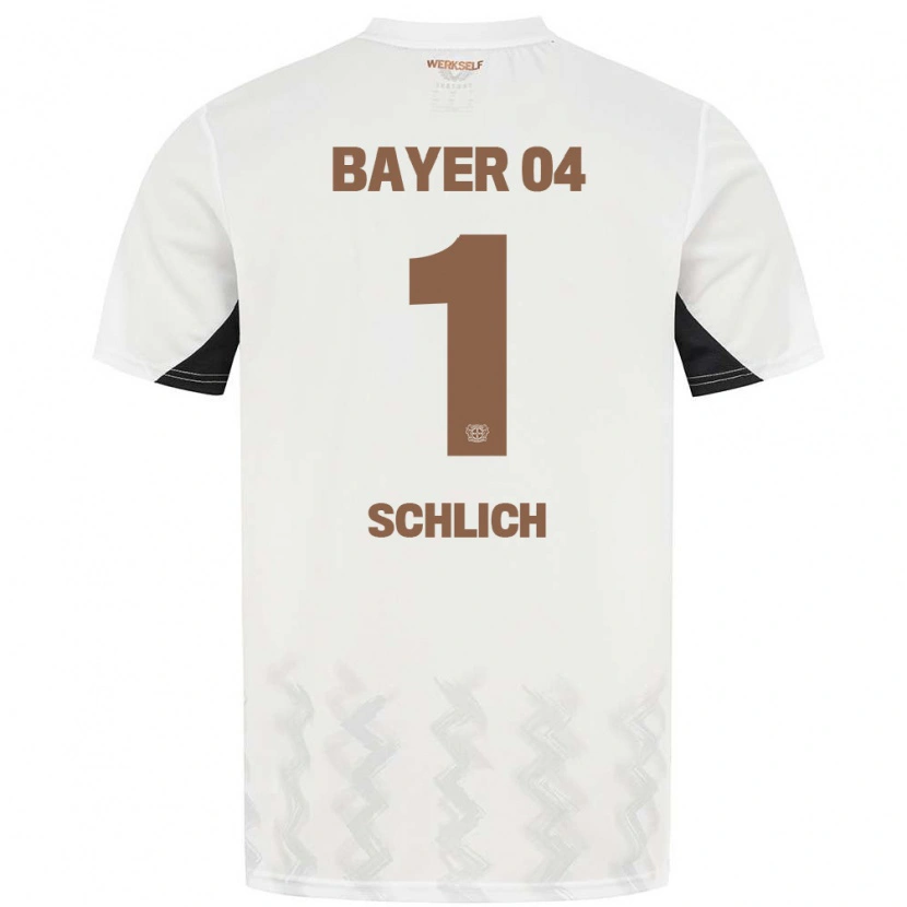 Danxen Kvinnor Jesper Schlich #1 Vit Svart Bortatröja Matchtröjor 2024/25 Tröjor T-Tröja