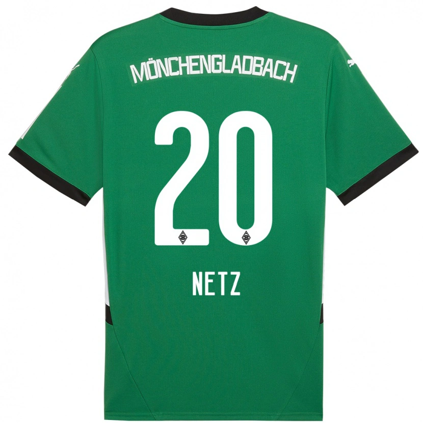 Danxen Kvinnor Luca Netz #20 Grön Vit Bortatröja Matchtröjor 2024/25 Tröjor T-Tröja