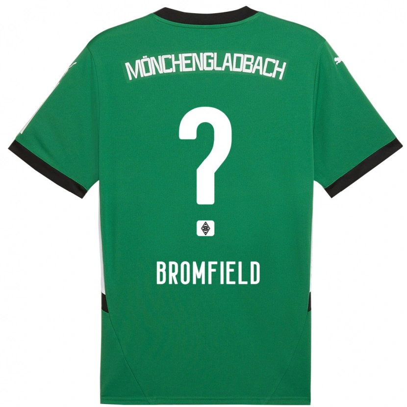 Danxen Kvinnor Rio Bromfield #0 Grön Vit Bortatröja Matchtröjor 2024/25 Tröjor T-Tröja