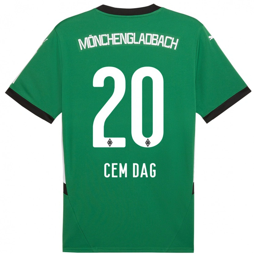 Danxen Kvinnor Cem Dag #20 Grön Vit Bortatröja Matchtröjor 2024/25 Tröjor T-Tröja