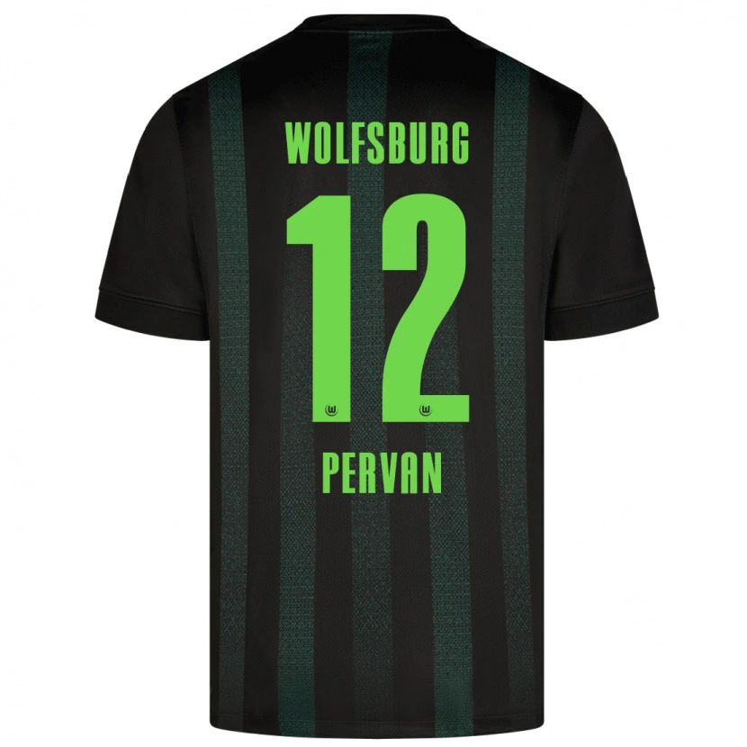 Danxen Kvinnor Pavao Pervan #12 Mörkgrön Bortatröja Matchtröjor 2024/25 Tröjor T-Tröja