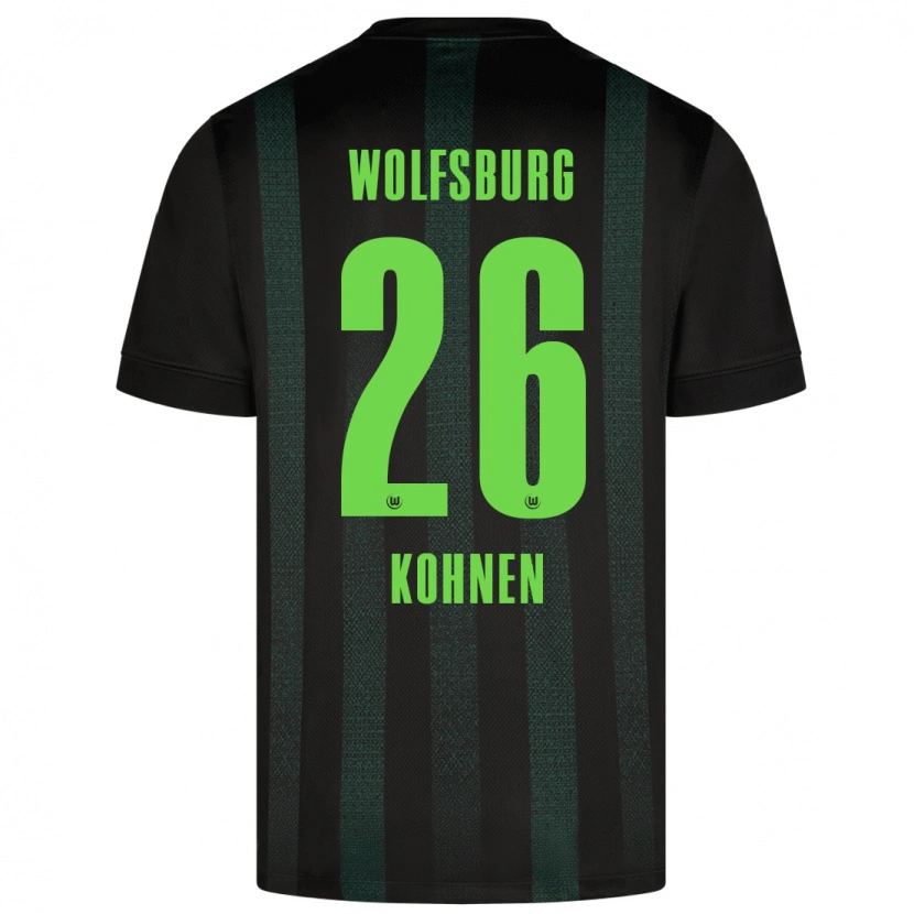 Danxen Kvinnor Ben Kohnen #26 Mörkgrön Bortatröja Matchtröjor 2024/25 Tröjor T-Tröja