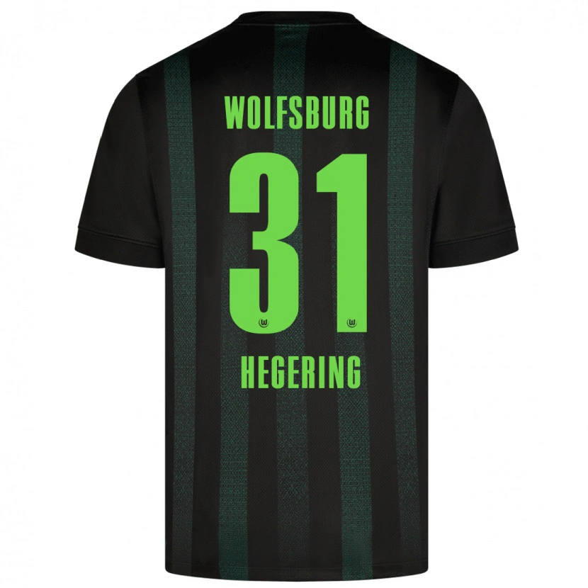 Danxen Kvinnor Marina Hegering #31 Mörkgrön Bortatröja Matchtröjor 2024/25 Tröjor T-Tröja
