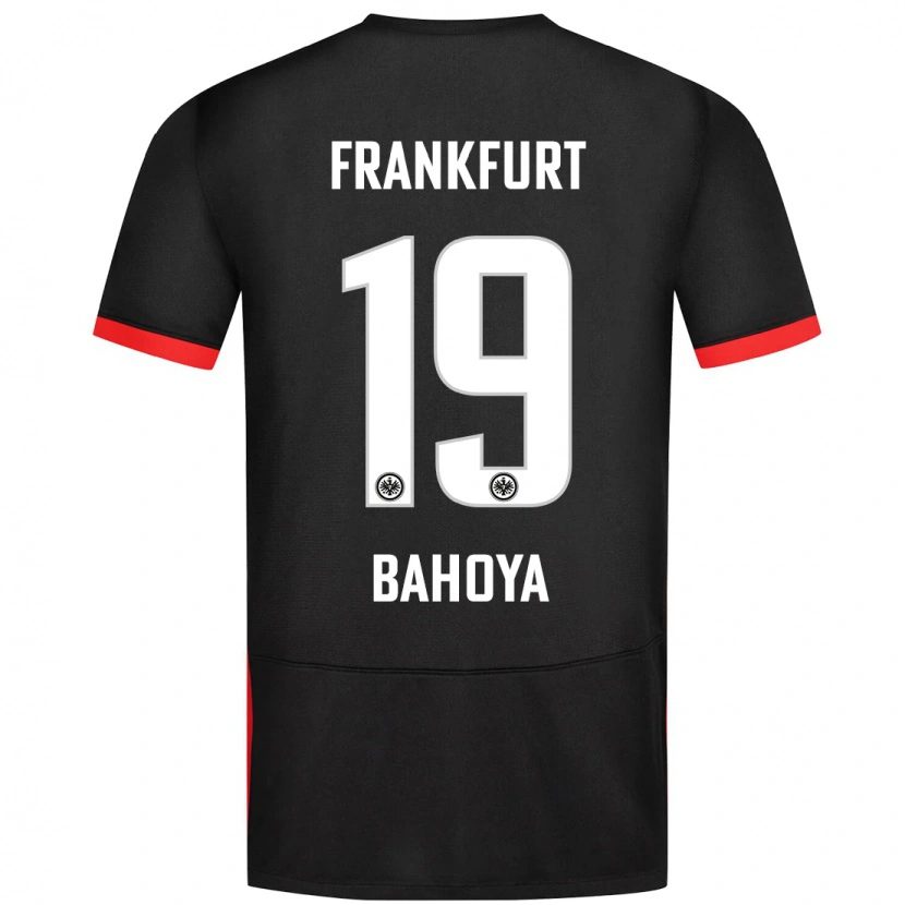 Danxen Kvinnor Jean-Mattéo Bahoya #19 Svart Bortatröja Matchtröjor 2024/25 Tröjor T-Tröja