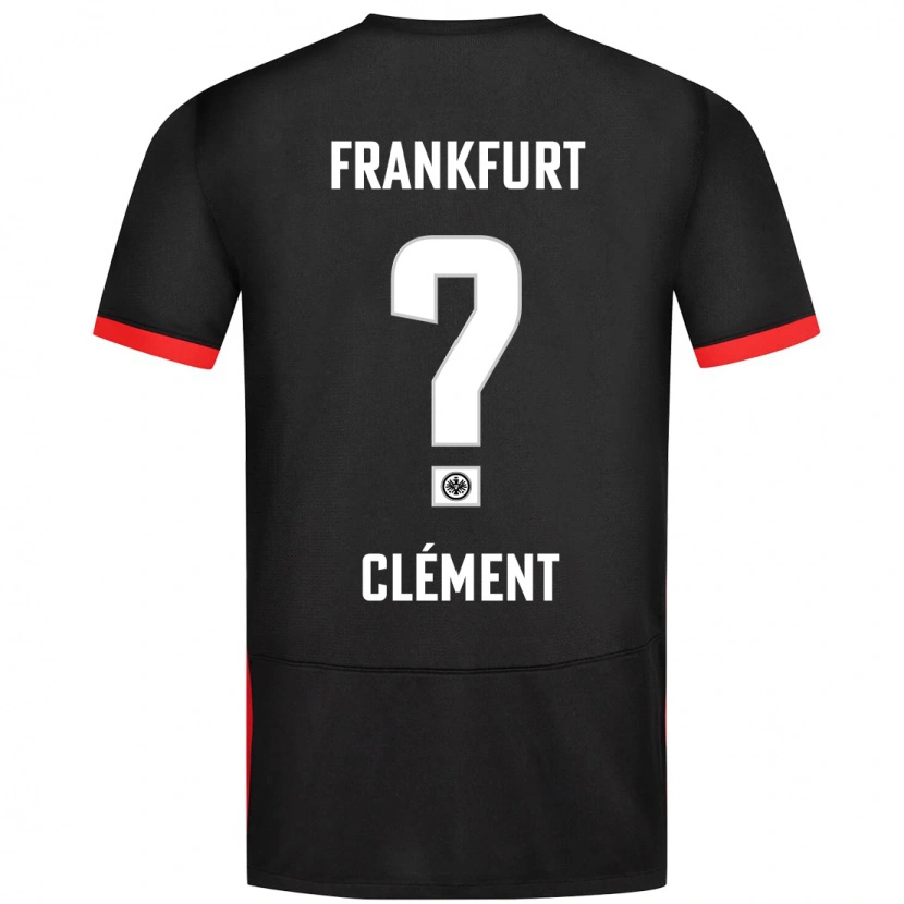 Danxen Kvinnor Noah Clément #0 Svart Bortatröja Matchtröjor 2024/25 Tröjor T-Tröja