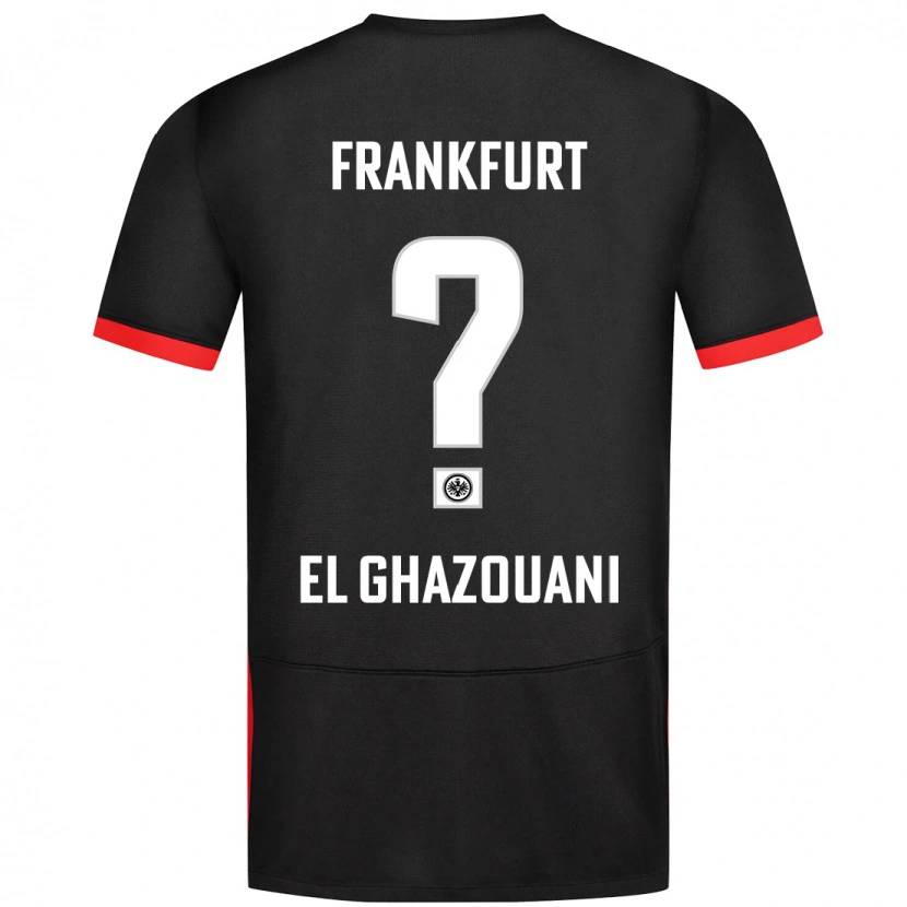Danxen Kvinnor Anas El Ghazouani #0 Svart Bortatröja Matchtröjor 2024/25 Tröjor T-Tröja