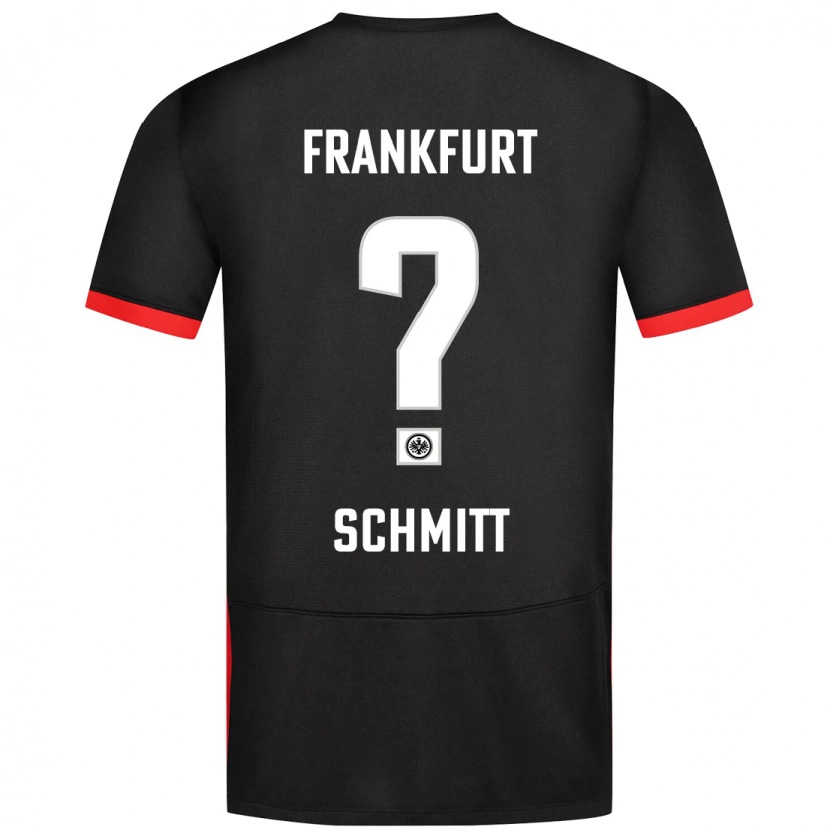 Danxen Kvinnor Jonathan Schmitt #0 Svart Bortatröja Matchtröjor 2024/25 Tröjor T-Tröja
