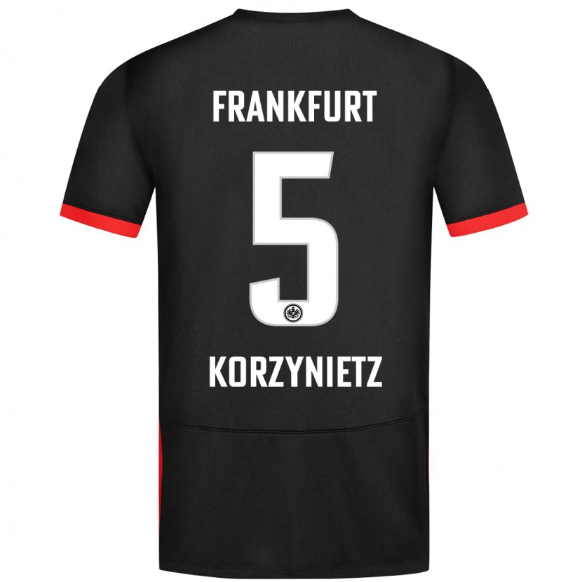 Danxen Kvinnor Jaden Korzynietz #5 Svart Bortatröja Matchtröjor 2024/25 Tröjor T-Tröja