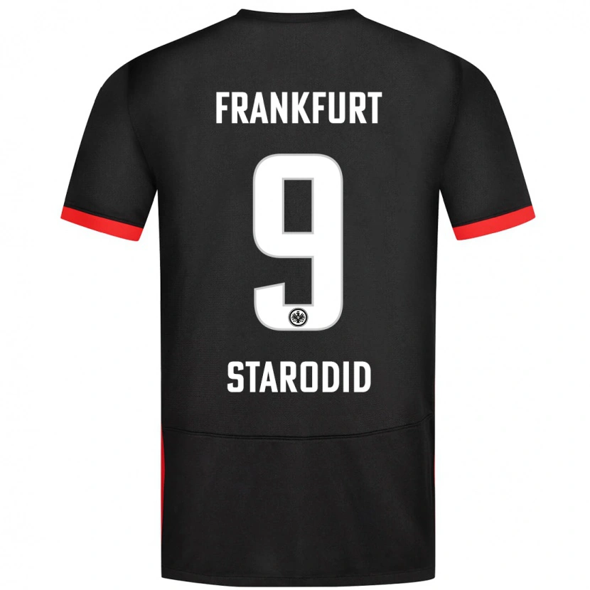 Danxen Kvinnor Daniel Starodid #9 Svart Bortatröja Matchtröjor 2024/25 Tröjor T-Tröja
