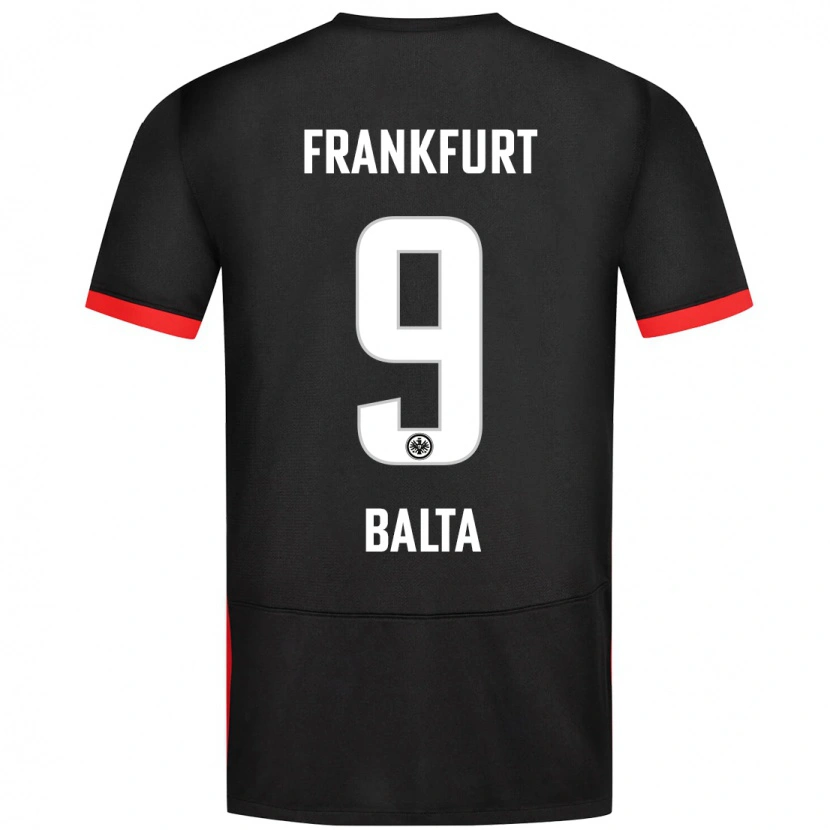 Danxen Kvinnor Sahin Balta #9 Svart Bortatröja Matchtröjor 2024/25 Tröjor T-Tröja