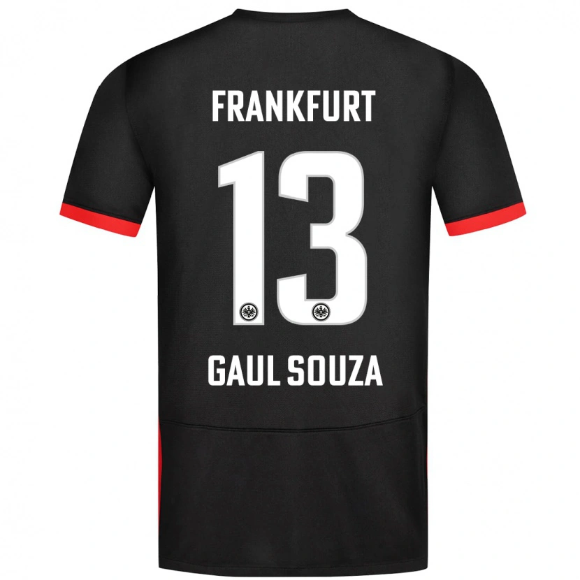 Danxen Kvinnor Alessandro Gaul Souza #13 Svart Bortatröja Matchtröjor 2024/25 Tröjor T-Tröja