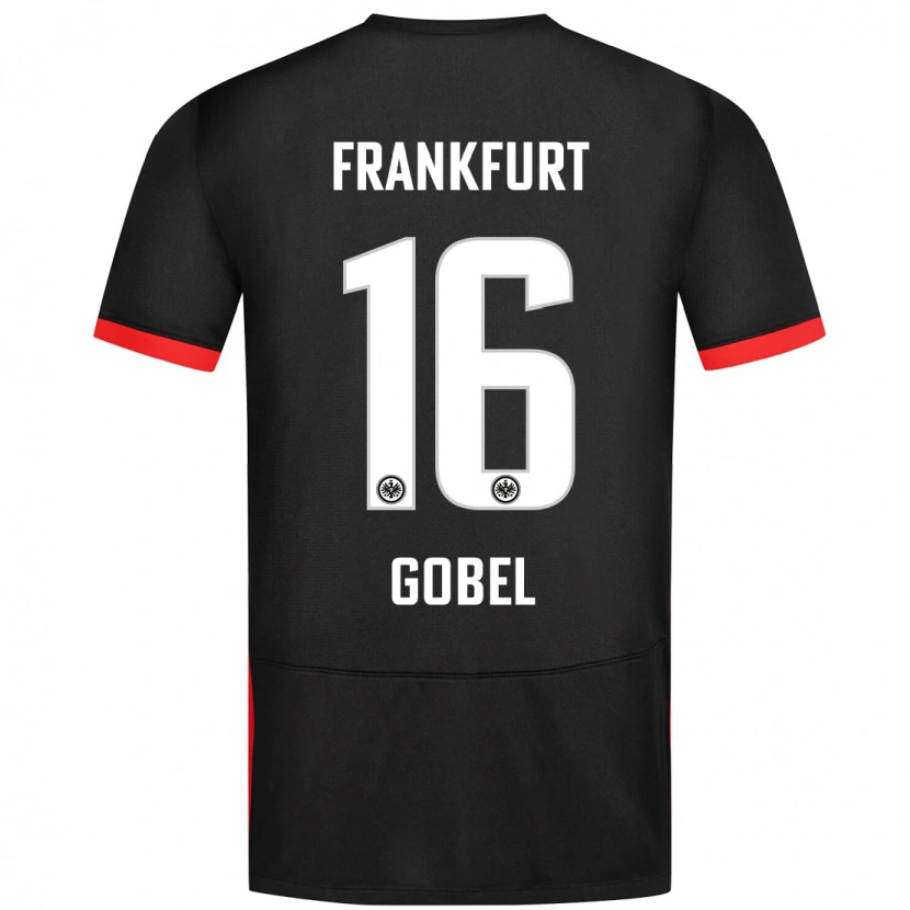 Danxen Kvinnor Marlon Göbel #16 Svart Bortatröja Matchtröjor 2024/25 Tröjor T-Tröja