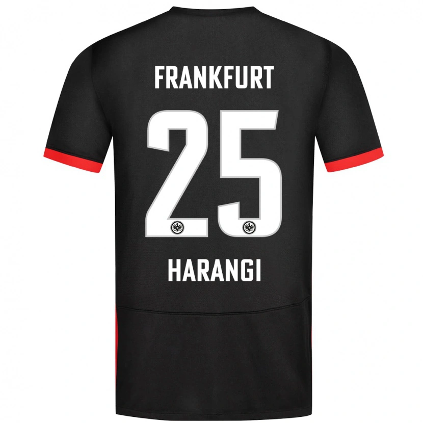 Danxen Kvinnor Aiden Harangi #25 Svart Bortatröja Matchtröjor 2024/25 Tröjor T-Tröja