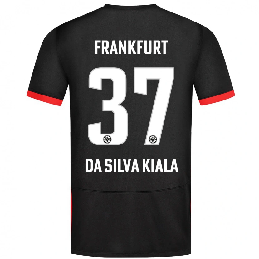 Danxen Kvinnor Joel Da Silva Kiala #37 Svart Bortatröja Matchtröjor 2024/25 Tröjor T-Tröja