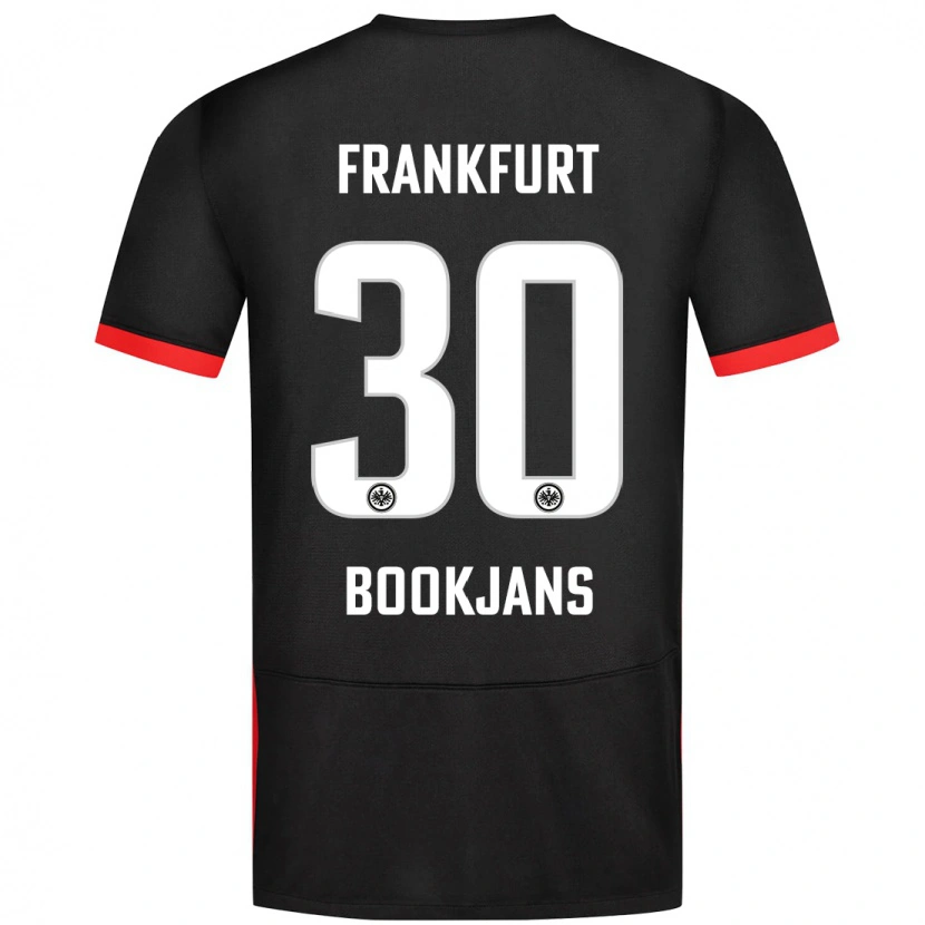 Danxen Kvinnor Jakob Bookjans #30 Svart Bortatröja Matchtröjor 2024/25 Tröjor T-Tröja