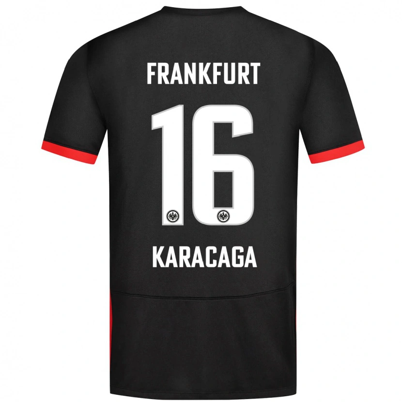 Danxen Kvinnor Tom Karacaga #16 Svart Bortatröja Matchtröjor 2024/25 Tröjor T-Tröja