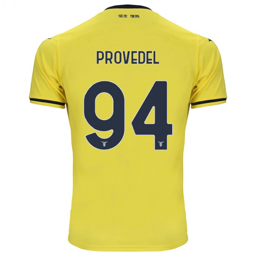 Danxen Kvinnor Ivan Provedel #94 Gul Bortatröja Matchtröjor 2024/25 Tröjor T-Tröja