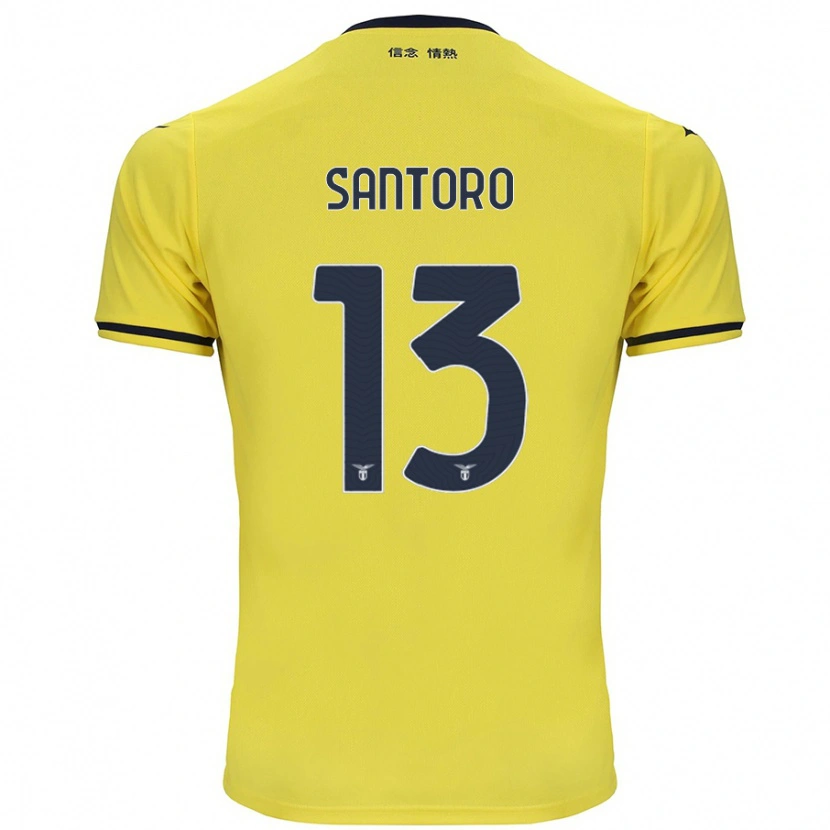 Danxen Kvinnor Martina Santoro #13 Gul Bortatröja Matchtröjor 2024/25 Tröjor T-Tröja