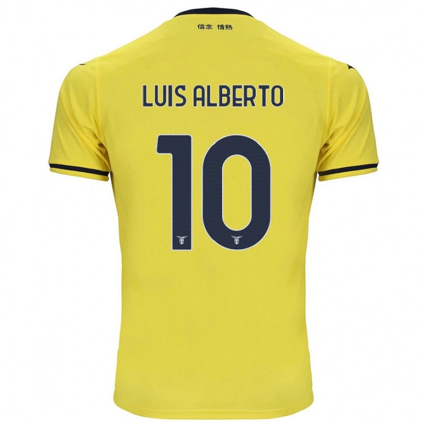 Danxen Kvinnor Luis Alberto #10 Gul Bortatröja Matchtröjor 2024/25 Tröjor T-Tröja