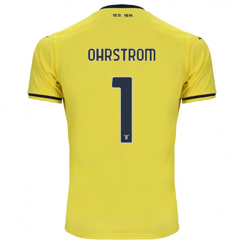 Danxen Kvinnor Stephanie Ohrstrom #1 Gul Bortatröja Matchtröjor 2024/25 Tröjor T-Tröja