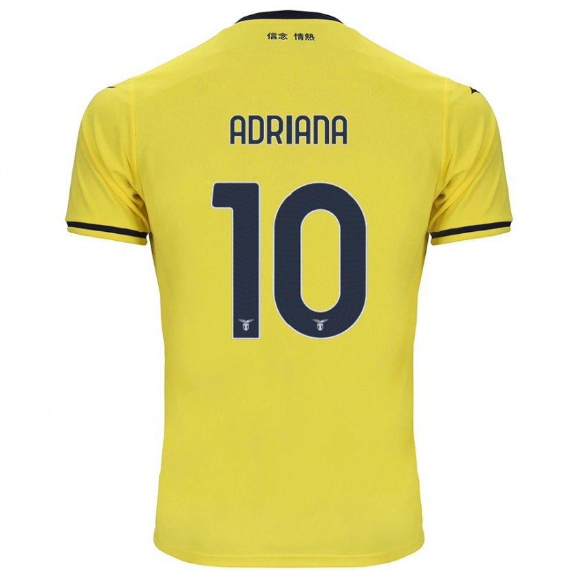 Danxen Kvinnor Adriana Martín Santamaría #10 Gul Bortatröja Matchtröjor 2024/25 Tröjor T-Tröja