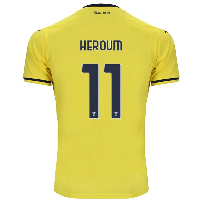Danxen Kvinnor Nora Heroum #11 Gul Bortatröja Matchtröjor 2024/25 Tröjor T-Tröja