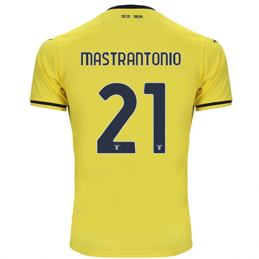 Danxen Kvinnor Ella Mastrantonio #21 Gul Bortatröja Matchtröjor 2024/25 Tröjor T-Tröja