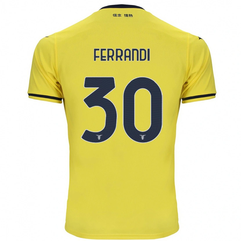 Danxen Kvinnor Giulia Ferrandi #30 Gul Bortatröja Matchtröjor 2024/25 Tröjor T-Tröja