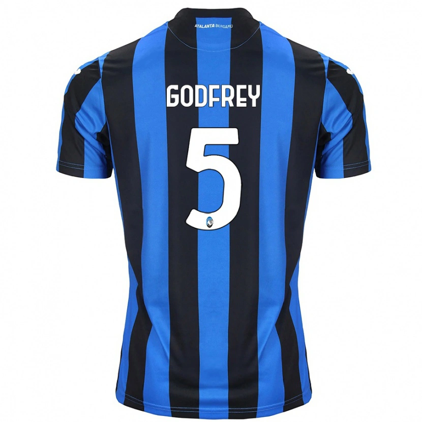 Danxen Barn Ben Godfrey #5 Blå Svart Hemmatröja Matchtröjor 2024/25 Tröjor T-Tröja