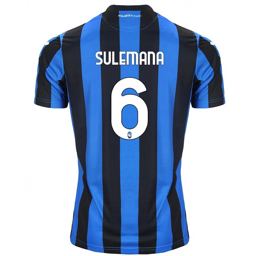 Danxen Barn Ibrahim Sulemana #6 Blå Svart Hemmatröja Matchtröjor 2024/25 Tröjor T-Tröja