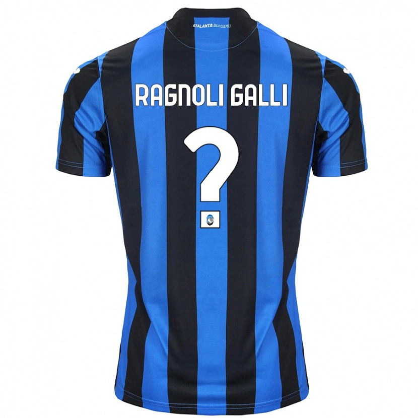 Danxen Barn Federico Ragnoli Galli #0 Blå Svart Hemmatröja Matchtröjor 2024/25 Tröjor T-Tröja
