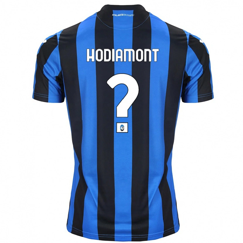 Danxen Barn Lyam Hodiamont #0 Blå Svart Hemmatröja Matchtröjor 2024/25 Tröjor T-Tröja