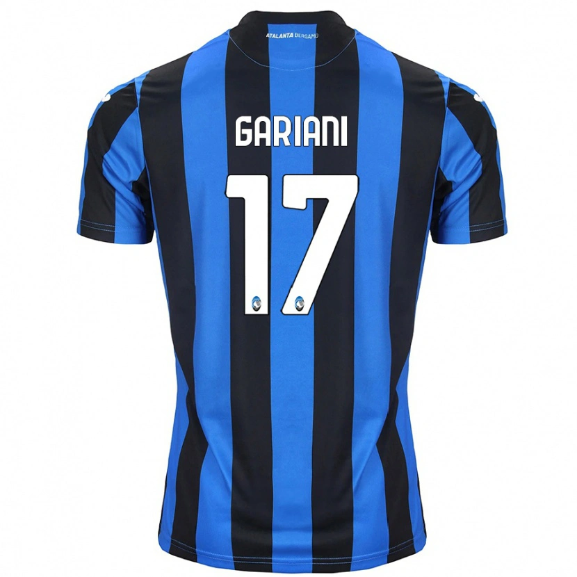 Danxen Barn Niccolò Gariani #17 Blå Svart Hemmatröja Matchtröjor 2024/25 Tröjor T-Tröja