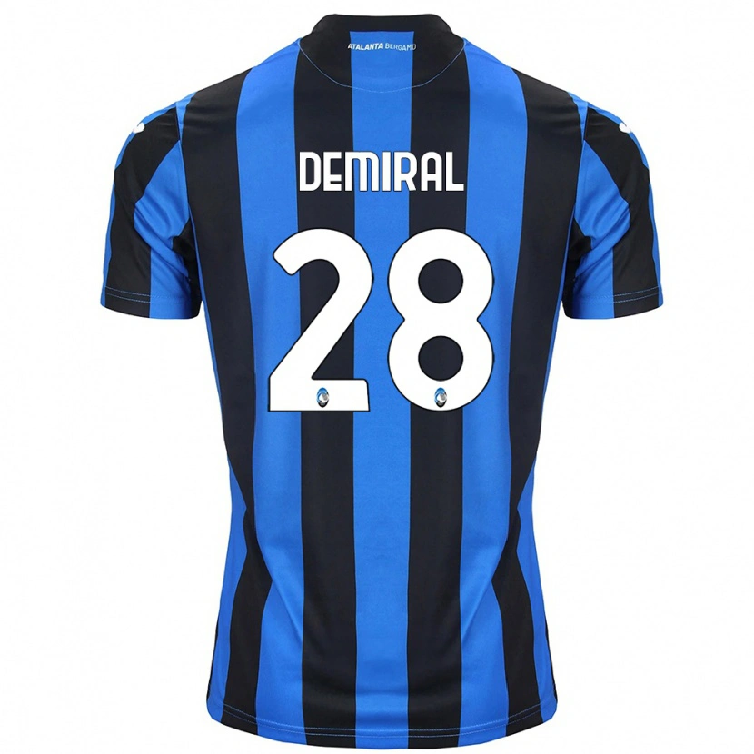 Danxen Barn Merih Demiral #28 Blå Svart Hemmatröja Matchtröjor 2024/25 Tröjor T-Tröja