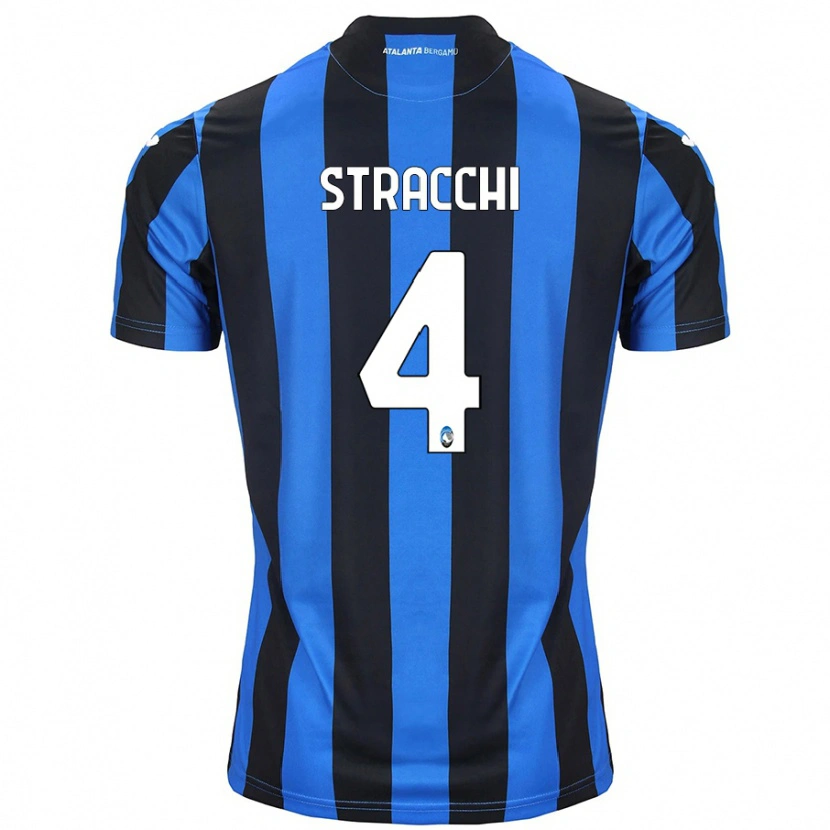 Danxen Barn Daniela Stracchi #4 Blå Svart Hemmatröja Matchtröjor 2024/25 Tröjor T-Tröja