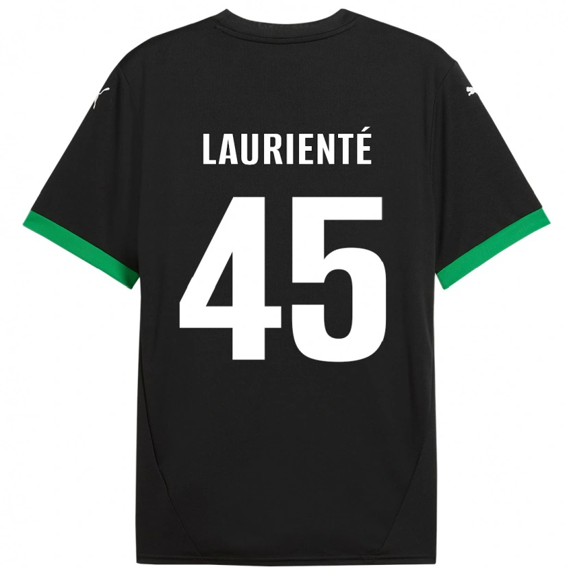 Danxen Barn Armand Laurienté #45 Svart Mörkgrön Hemmatröja Matchtröjor 2024/25 Tröjor T-Tröja