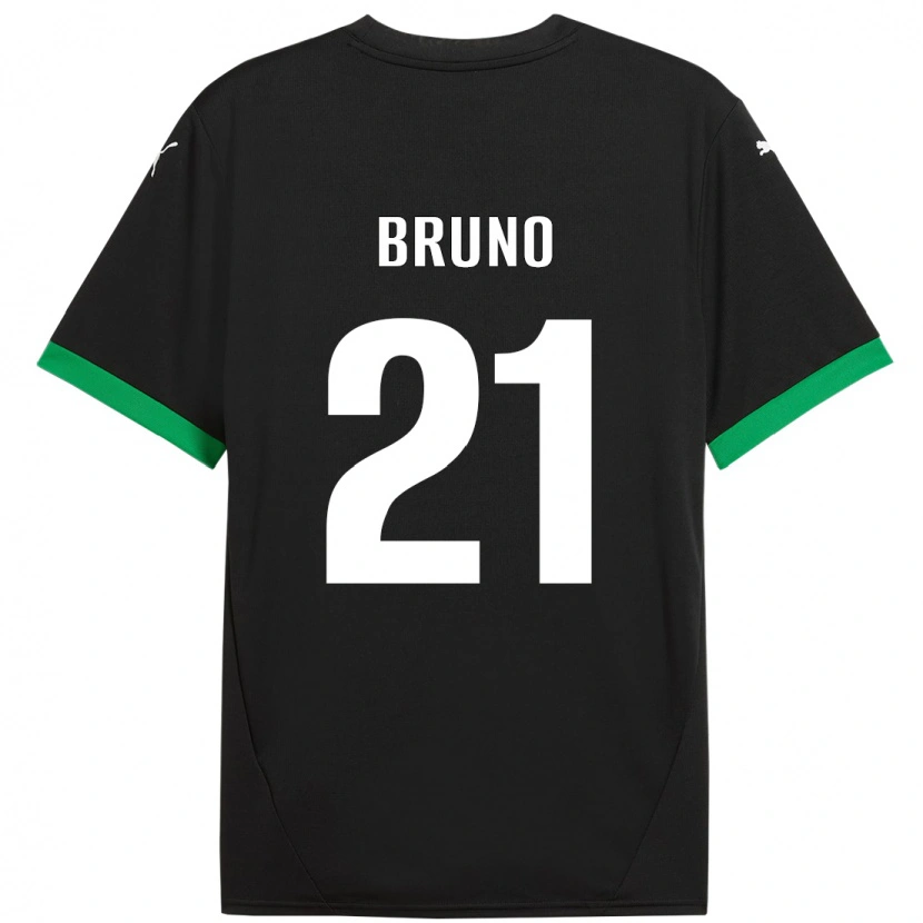 Danxen Barn Kevin Bruno #21 Svart Mörkgrön Hemmatröja Matchtröjor 2024/25 Tröjor T-Tröja