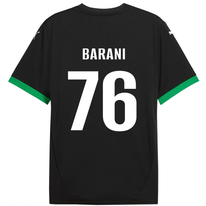Danxen Barn Luca Barani #76 Svart Mörkgrön Hemmatröja Matchtröjor 2024/25 Tröjor T-Tröja