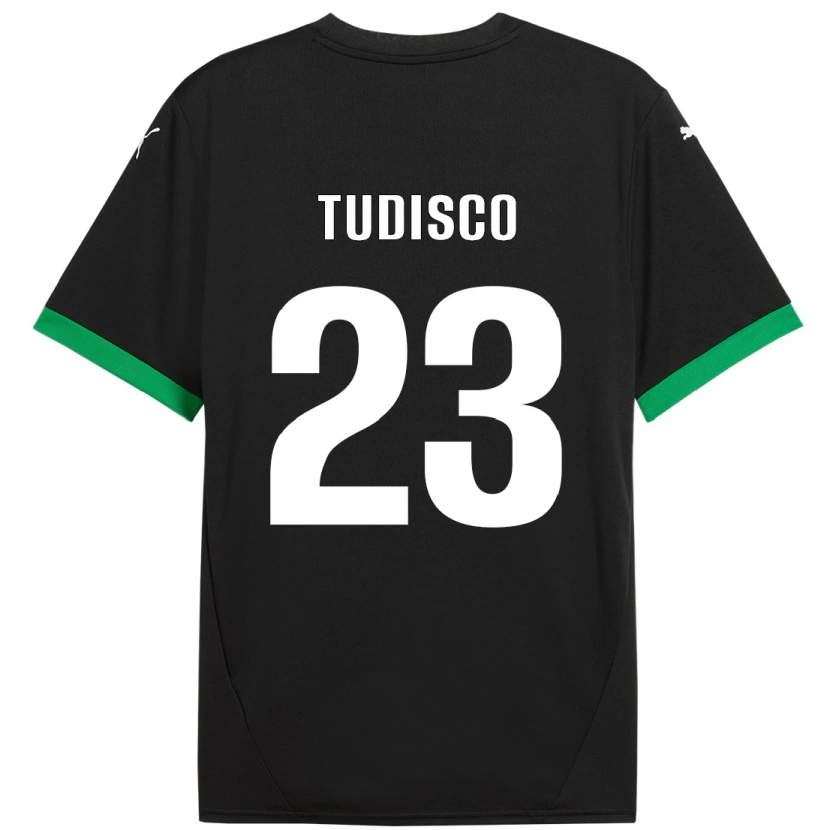 Danxen Barn Giorgia Tudisco #23 Svart Mörkgrön Hemmatröja Matchtröjor 2024/25 Tröjor T-Tröja