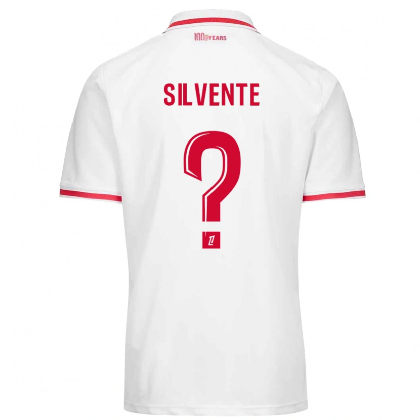 Danxen Barn Joris Silvente #0 Vit Röd Hemmatröja Matchtröjor 2024/25 Tröjor T-Tröja