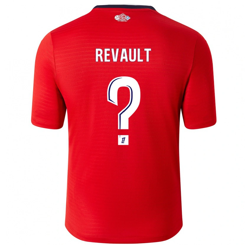 Danxen Barn Joris Revault #0 Röd Vit Hemmatröja Matchtröjor 2024/25 Tröjor T-Tröja