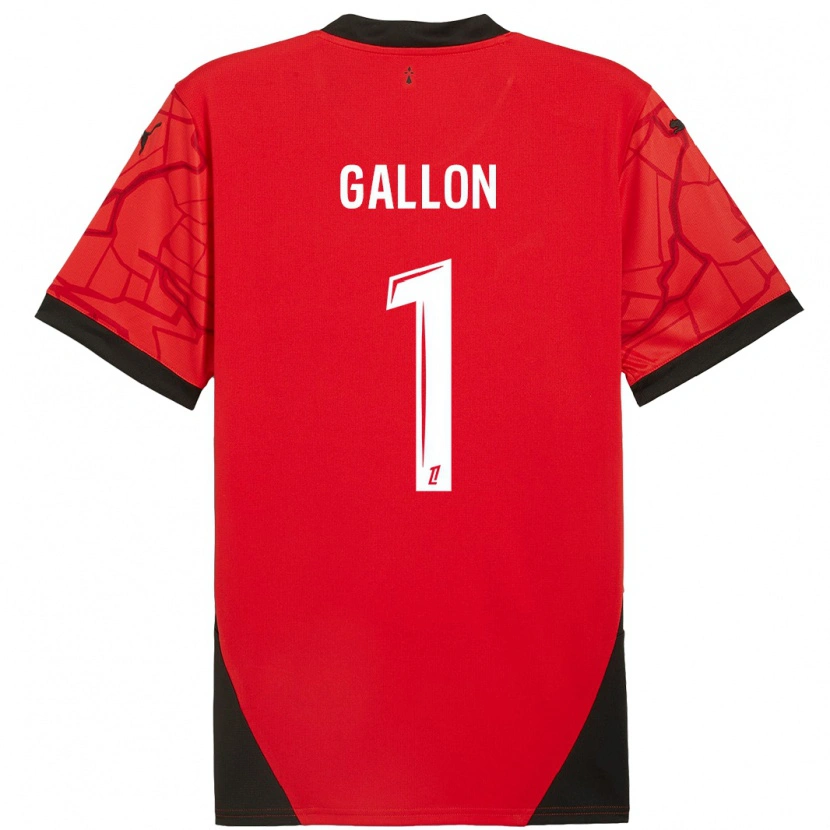 Danxen Barn Gauthier Gallon #1 Röd Svart Hemmatröja Matchtröjor 2024/25 Tröjor T-Tröja