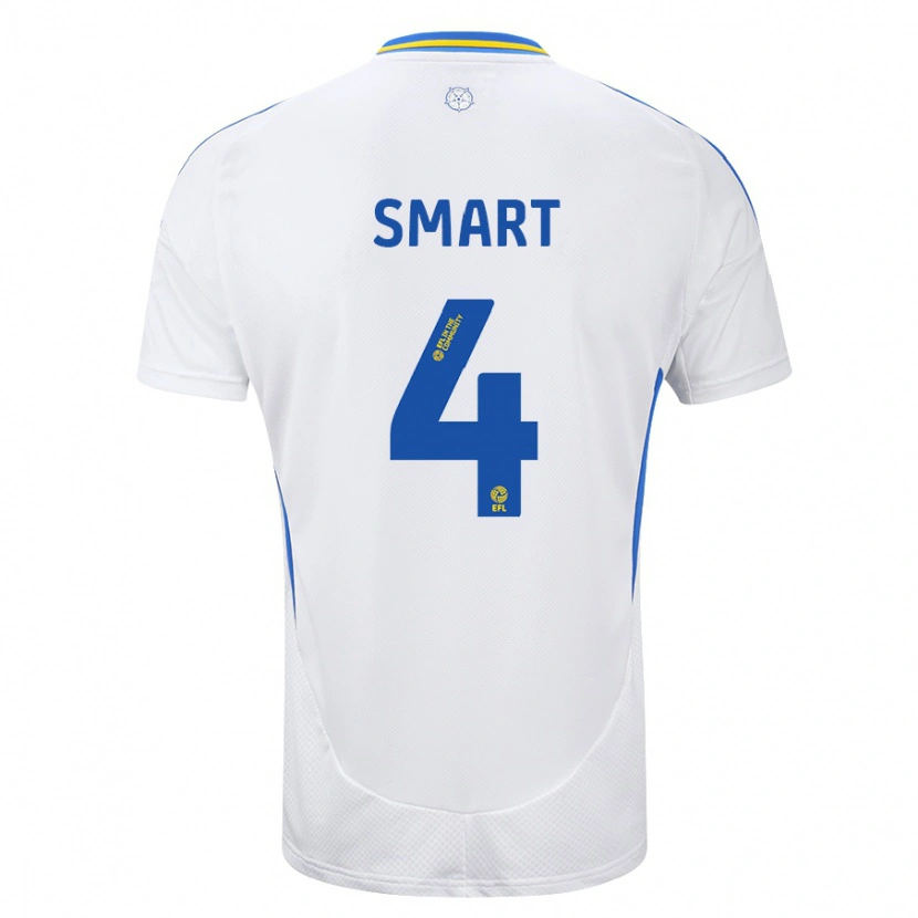 Danxen Barn Olivia Smart #4 Vit Blå Hemmatröja Matchtröjor 2024/25 Tröjor T-Tröja
